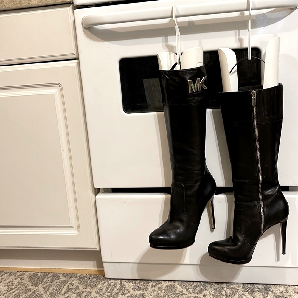 Michael Kors authentic knee high vintage black boots